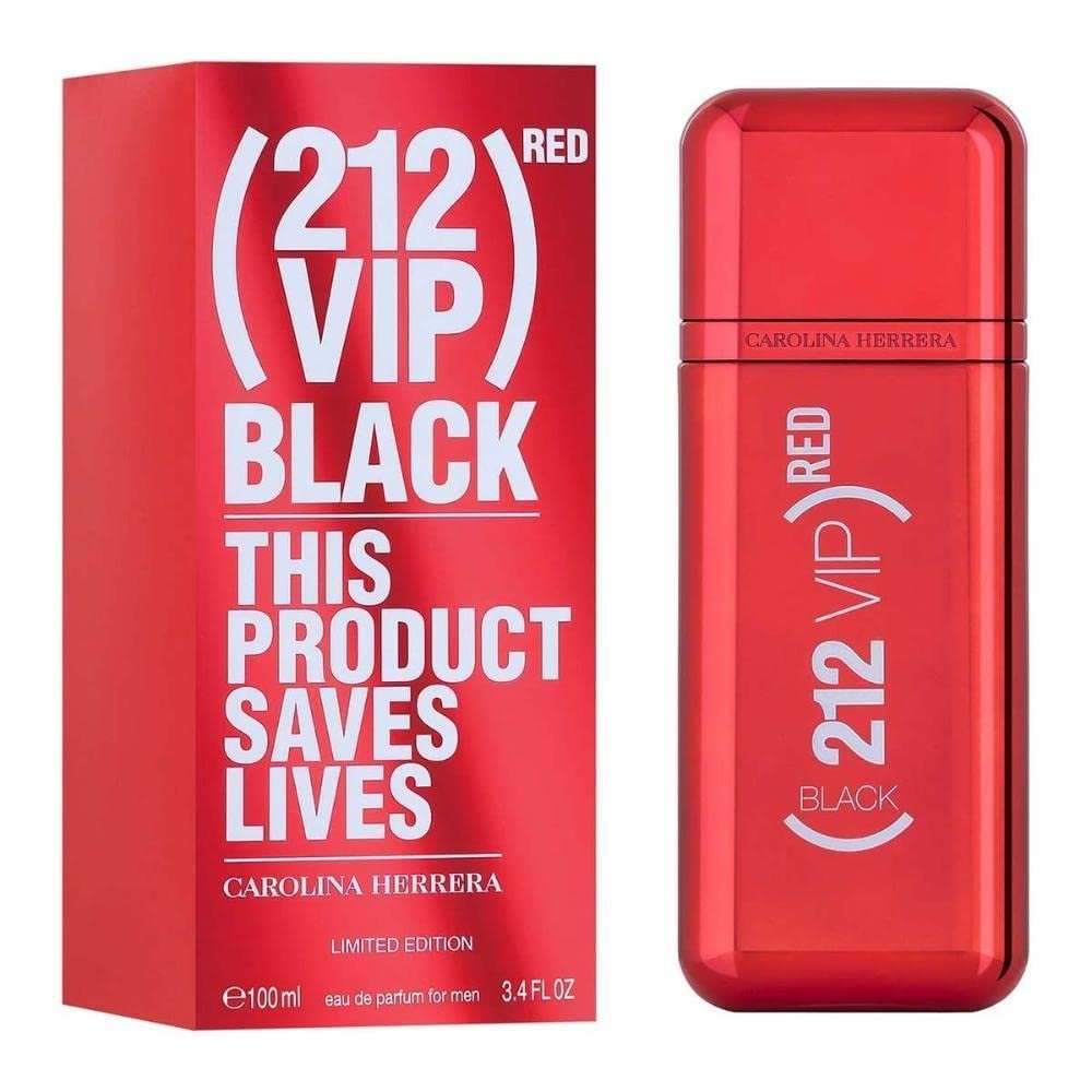 Carolina Herrera VIP 212 Black EDP For Men - 100ml