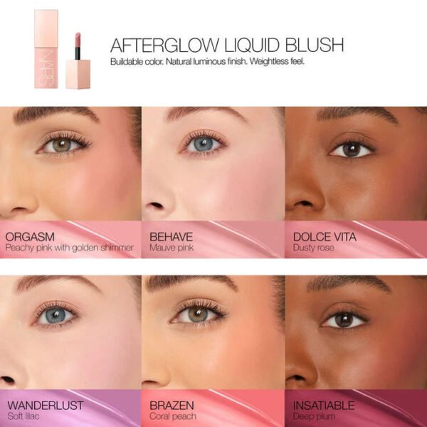 NARS Afterglow Liquid Blush- (Dolce Vita) -