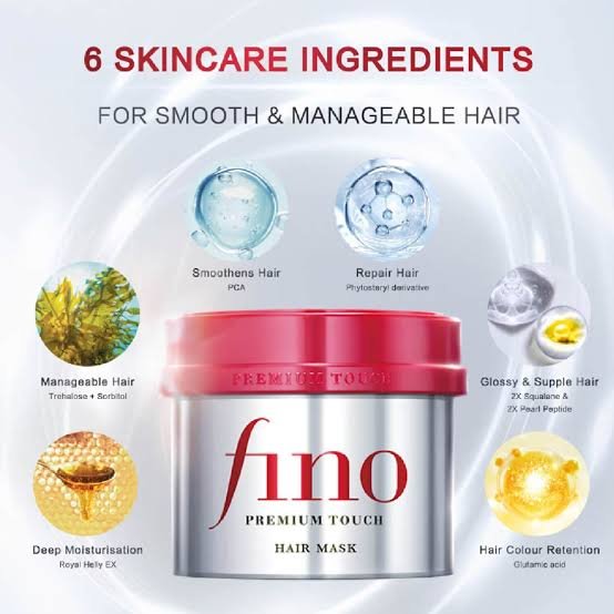 SHISEIDO - Fino Premium Touch Hair Mask 230g - with rhode liptint deal