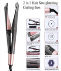 Unique Twisted Plate 2 in 1 Hair Curling