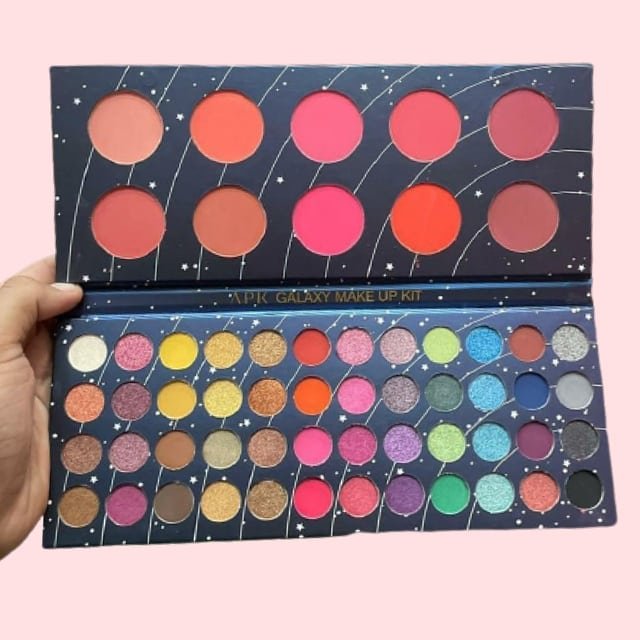 APK Galaxy 48 Eyeshadow + Blush Palette