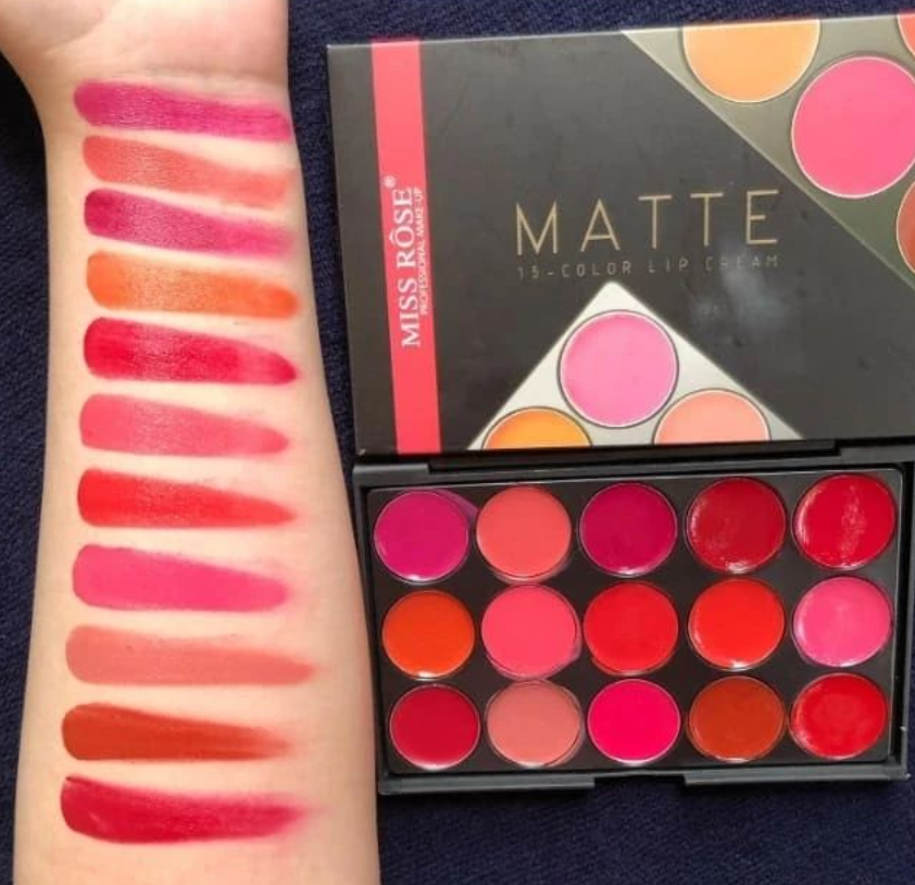 Miss Rose Matte Lipstick Palette