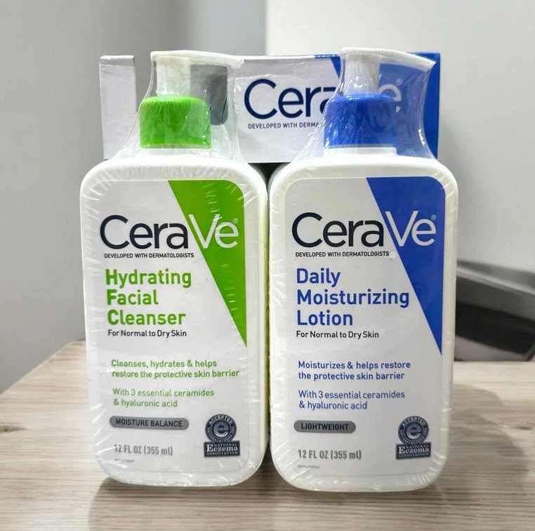 CeraVe Daily Moisturizing Lotion & Hydrating Cleanser Pack - 355ml