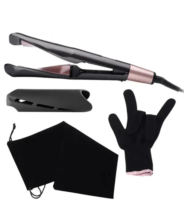 Unique Twisted Plate 2 in 1 Hair Curling