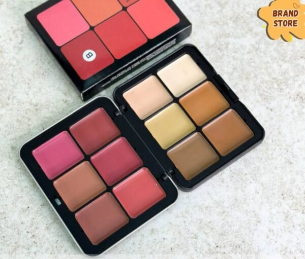 Carla Secret Cream Blush+Concealer+Contour Palette (SET B)