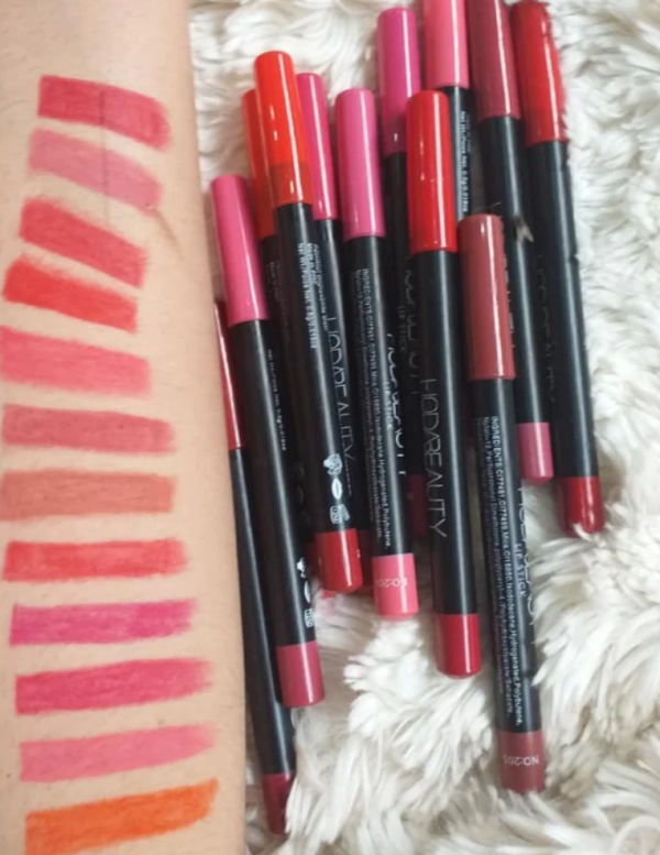 Huda Beauty Matte 12 Thick Lip Pencils Set