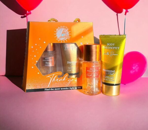 Body Philosophy Vanilla Dream Diamond Mist & Lotion Set