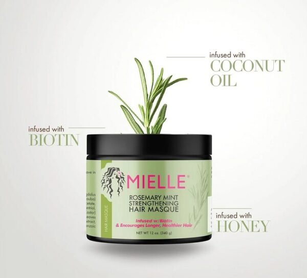 Mielle Rosemary Mint Strengthening Hair Masque - 340g