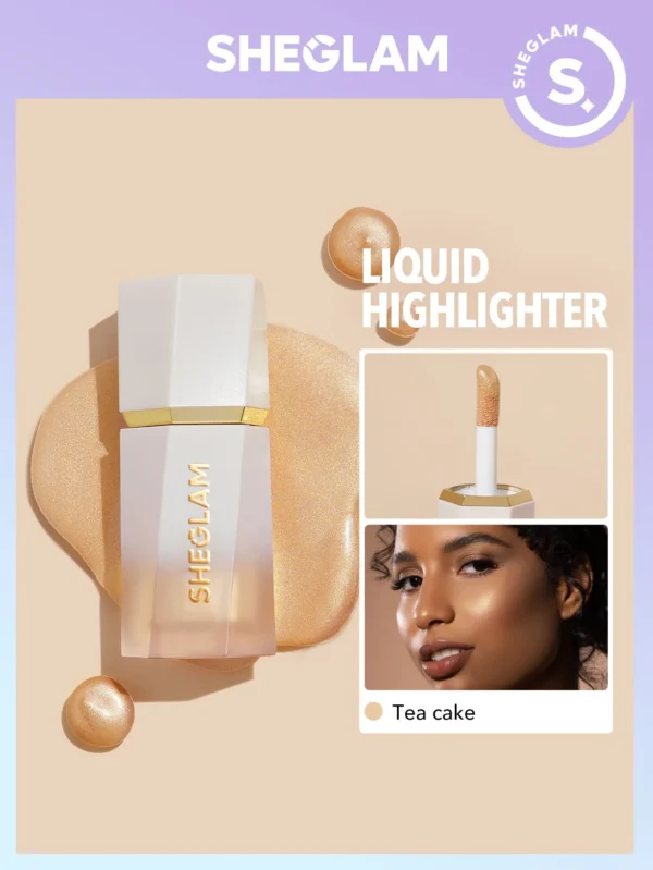 SHEGLAM Glow Bloom Liquid Highlighter - Tea Cake