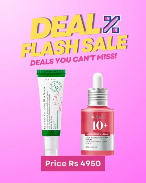 Deal no 07 Axix Y glow serum and Anua nicinamide serum