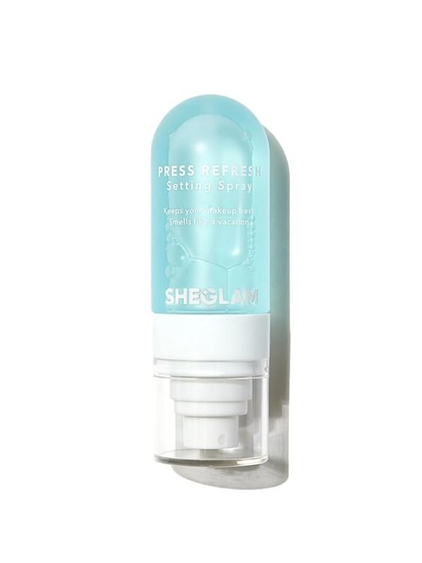 Sheglam press refresh setting spray moisturizing longlasting makeup setting spray oil-green